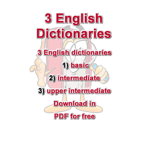 Download 3 English dictionaries in PDF for free