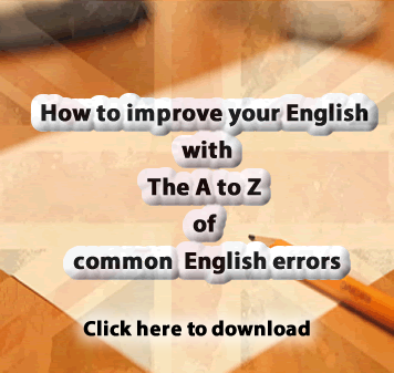 A to Z of common English errors to download in pdf for free