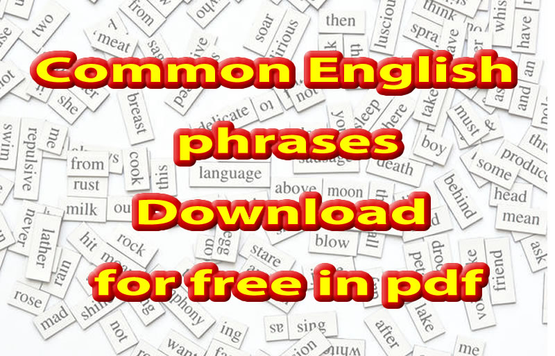 15000 common and not so common phrases in English free to download