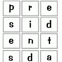 present past tense making words from the following letters
