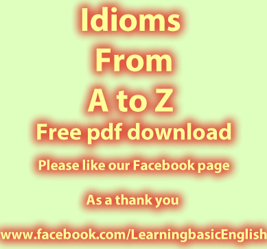 Idioms from A to Z to download in PDF