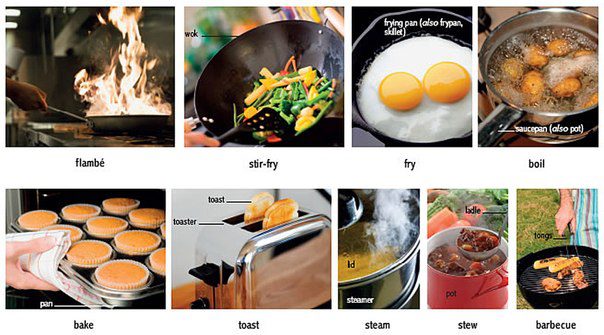 different ways to cook food