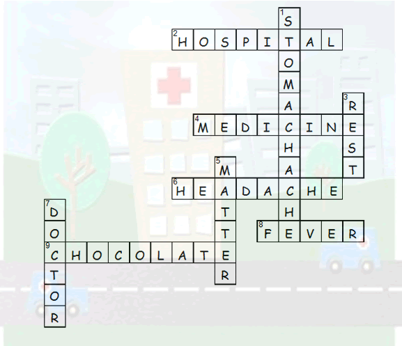 health and sickness crossword answers