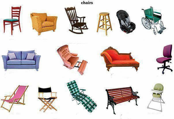 exercise on different types of chairs