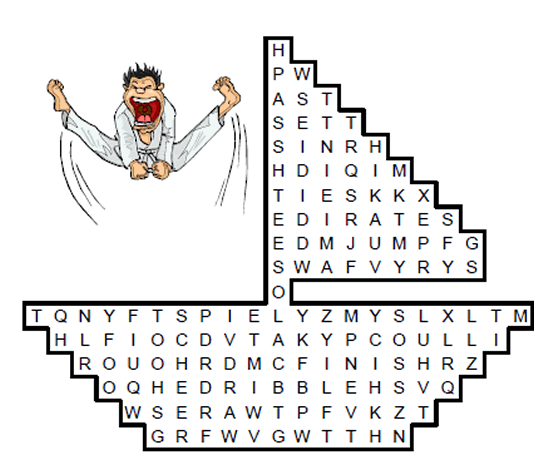 sports word search puzzle