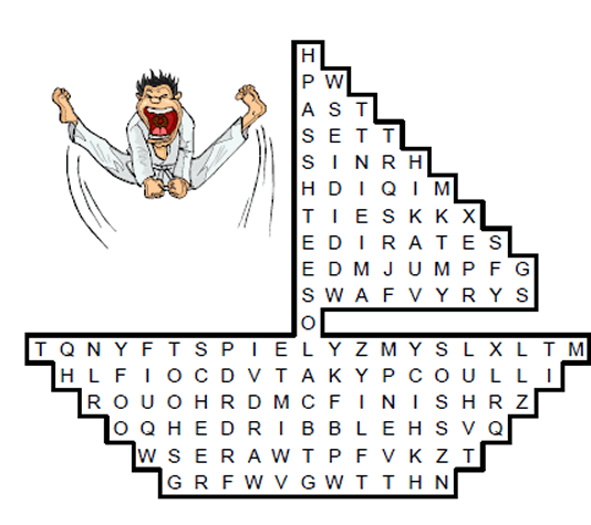 Sports what we do word search puzzle exercise