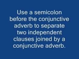 Learning about conjunctive adverbs basic English grammar lesson 