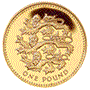 an English one pound coin