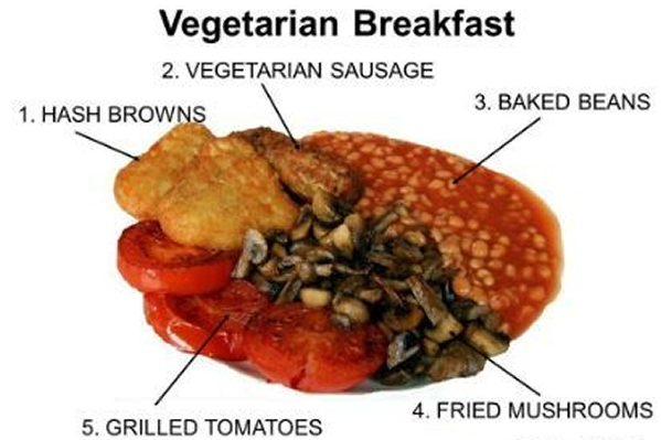 vegetarian breakfast