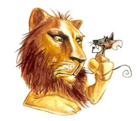 The lion and the mouse story
